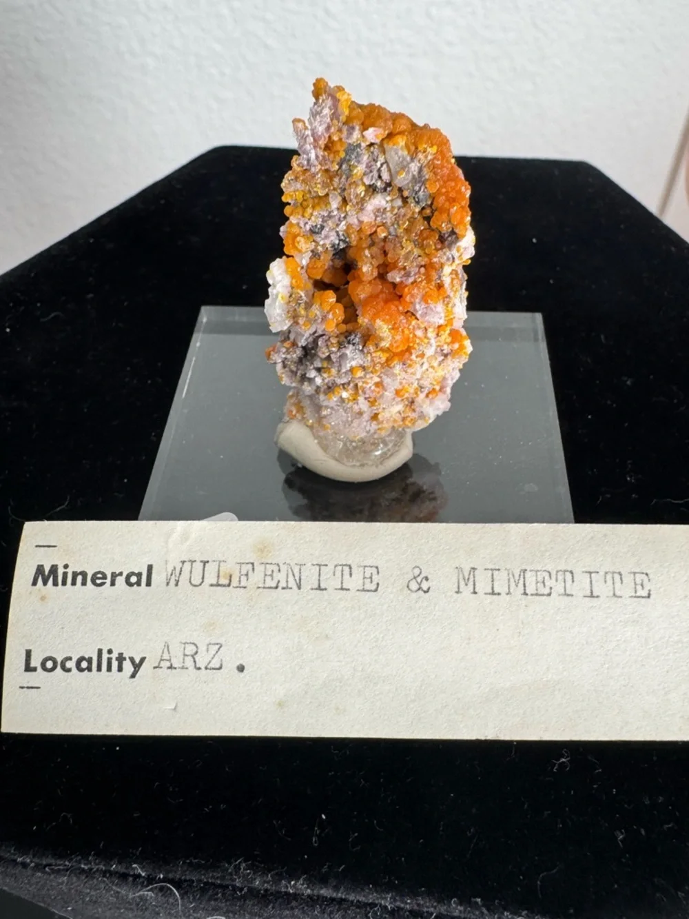 Wulfenite & Mimetite Specimen